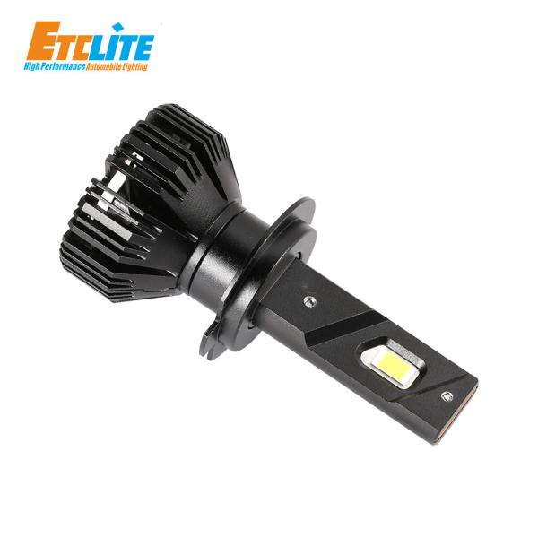 12V Fan Cooled LED Headlights H7 H4 100w IP68 Waterproof X70