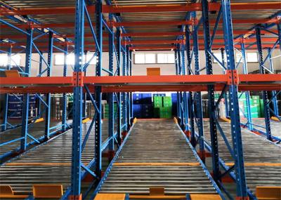 Cor high-density do sistema da resistência de oxidação RAL do sistema do racking da pálete da gravidade completa do metal