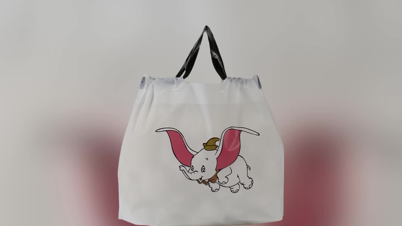 сумки Tote 35cm*40cm пластиковые, повторно использовали сумки льда 10 Lb с Drawstring