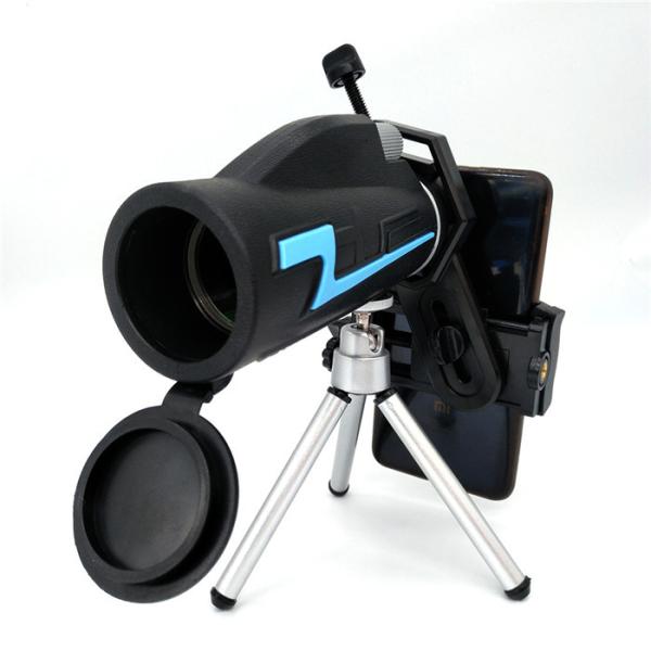 Telescópio portátil 40x60 do monocular do telefone celular para caminhar o acampamento da pesca