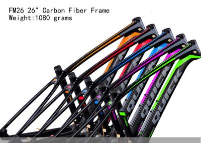 26er Bicicleta Full Carbon Fiber Frame FM26 de Lightweight Mountain Bike 1080 gramas PF30 afiado Diferentes cores