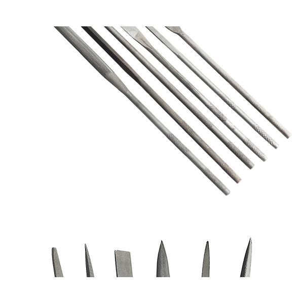 6pcs формируя файлы для ювелирных изделий делая плоский возглавленный ваять глины