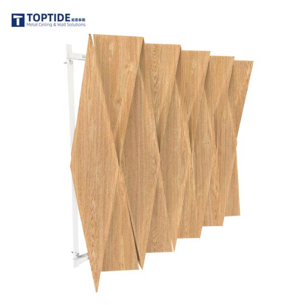 Decorative Material metal artistic ceiling suspended aluminum linear ceiling 