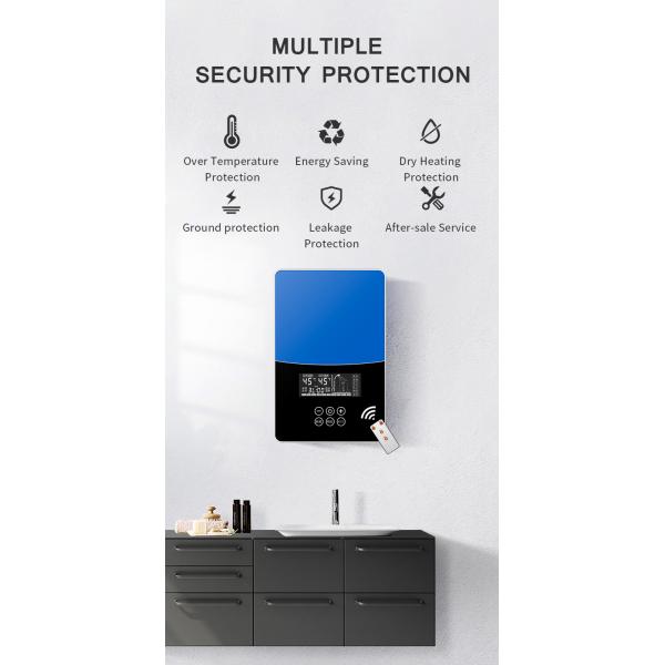 220V Portable Geyser Water Heater Endless 7kw Tankless Water Heater