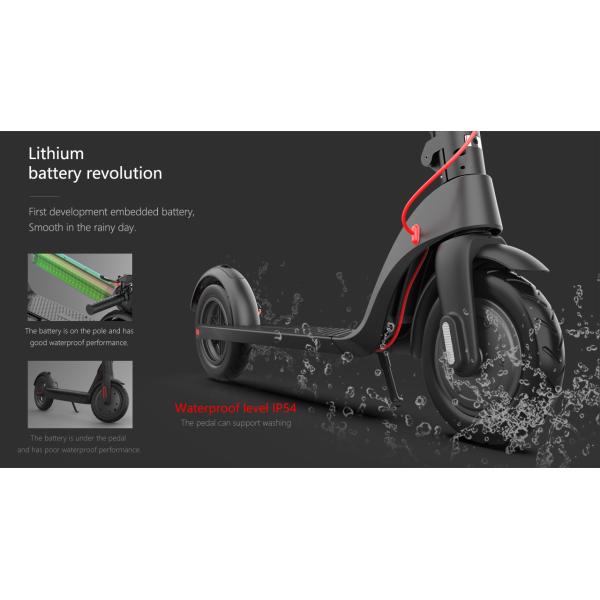 Livraison d'entrepôt UE/États-Unis 350W X8 Scooter électrique pliable 10 pouces 10Ah Scooters électriques pour la connectivité Bluetooth