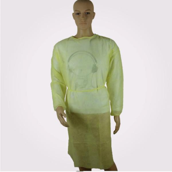 Blue Light Breathable Sms Disposable Hospital Gowns