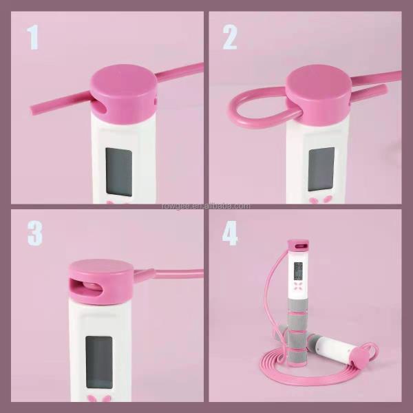 Фитнес скакалка унисекс 157 G Домашние упражнения Взвешенная скорость Скакалка с счетчиком и умным беспроводным