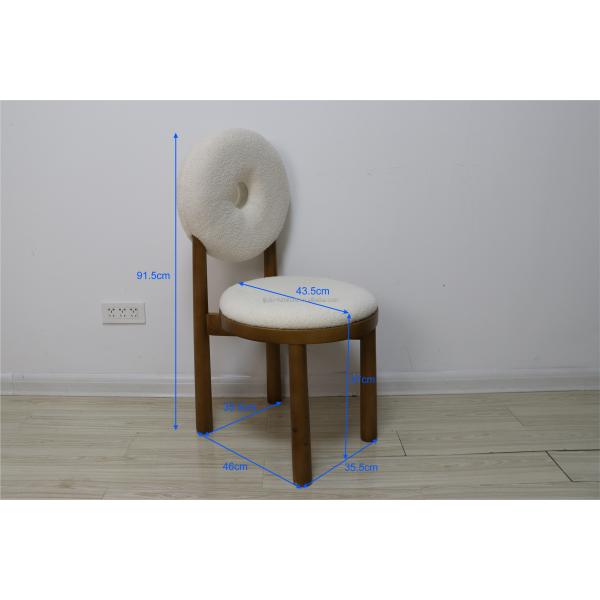 Fully Assembled Luxury Backrest Design Dining Chair for Modern Hotel and Restaurant