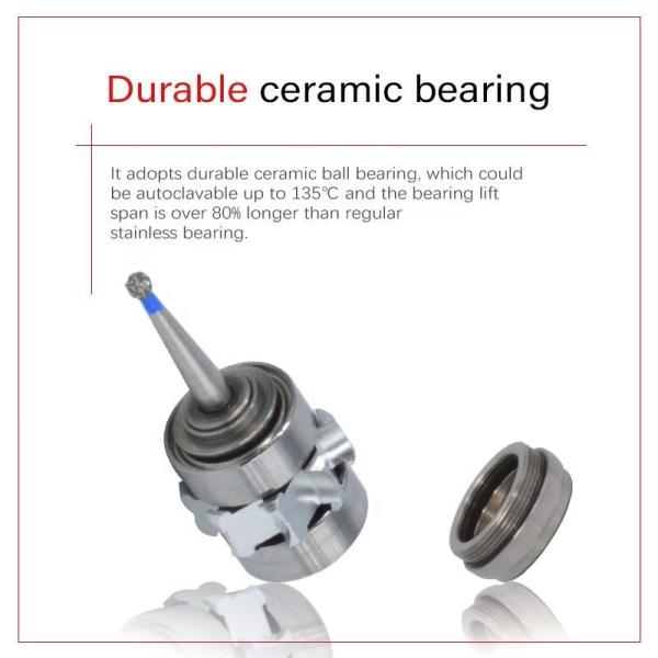 Подшипник небольшого мини блока СИД зубоврачебного Handpiece головы керамический с пневматической турбиной