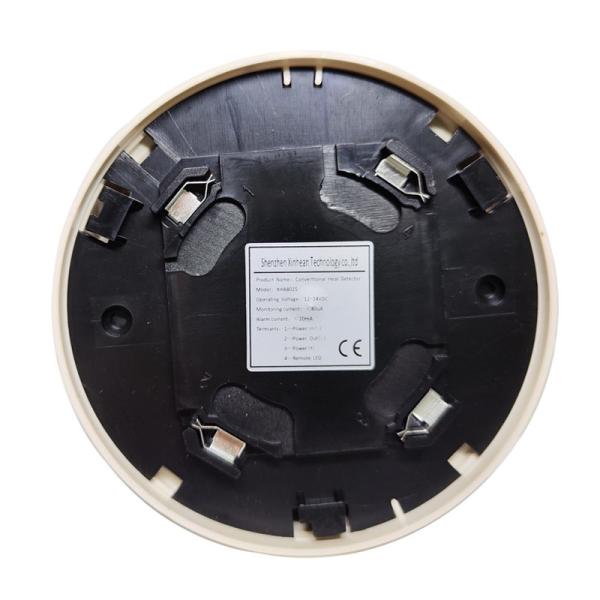 Detector de calor de 2 fios montado em célula para segurança contra incêndios / sistema de controle de extintor de gás