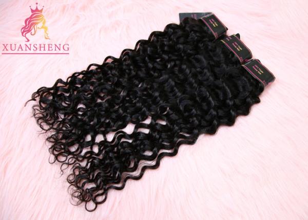 100 Raw Virgin Human Italian Curl Human Hair Weave Durable Hair 8-30 Length