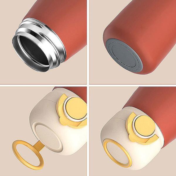 380ml Stainless Steel Lady's Thermo Flask Portable Vacuum Cup for Valentines Day Gift 2023