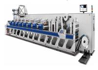 Le flexographix automatique marquent la machine d'impression avec le coupeur de matrice