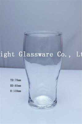 high quality machine blown glass beer cup wholesale, wine glass
