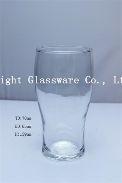 high quality machine blown glass beer cup wholesale, wine glass