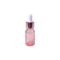 Bouteille en verre d' huile essentielle claire de 10 ml avec bouchon à vis