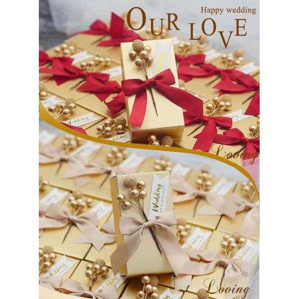 Коробки благосклонности конфеты коробки 8.66*8.66*2.56In европейского шоколада упаковывая бумажные водоустойчивые