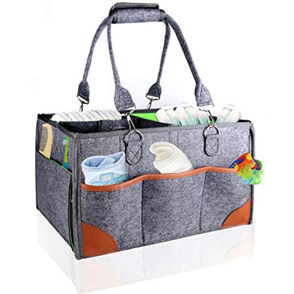 Large Capacity Diaper Stacker Organizer Felt Material Made For Shopping