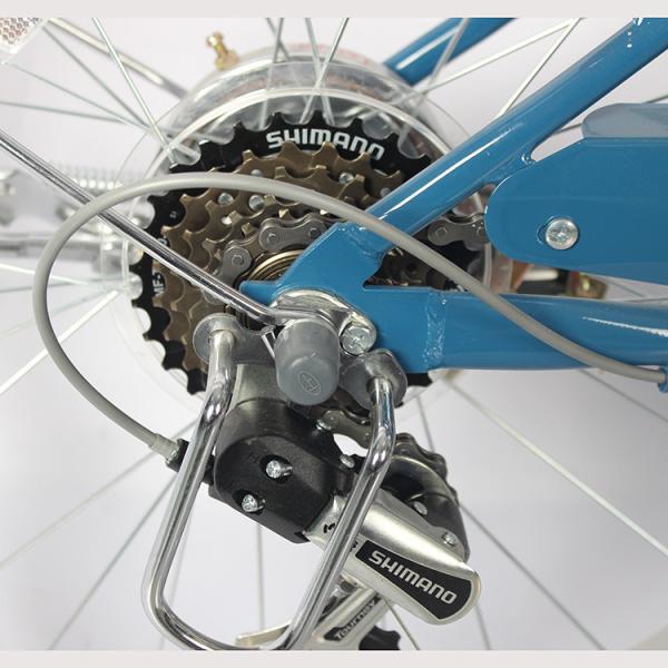 Классический персонализированный логотип Углеродный городской велосипед 6 скорости Противопробиваемый для гонщиков 160-180 см