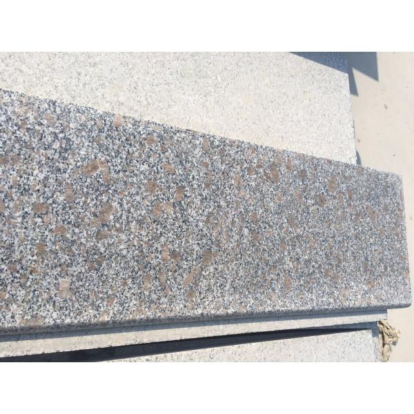 Pearl Flower Polished Granite Stair Treads Grey White G383 120 X 33 X 3cm