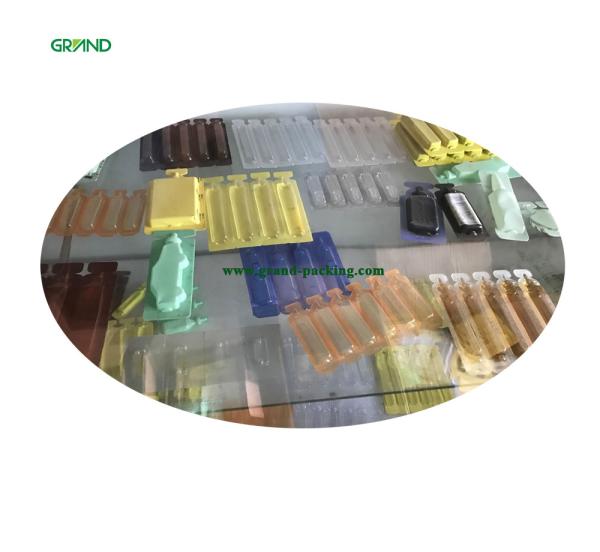 4 Filling Heads Plastic Ampoule Filling & Sealing Machine With Touch Screen 0.8-200ml