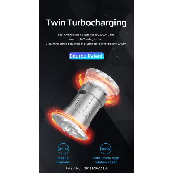 Powerful 8000PA 150W Handheld Car Wash Vacuum Cleaner Cordless Foldable and Rechargeable