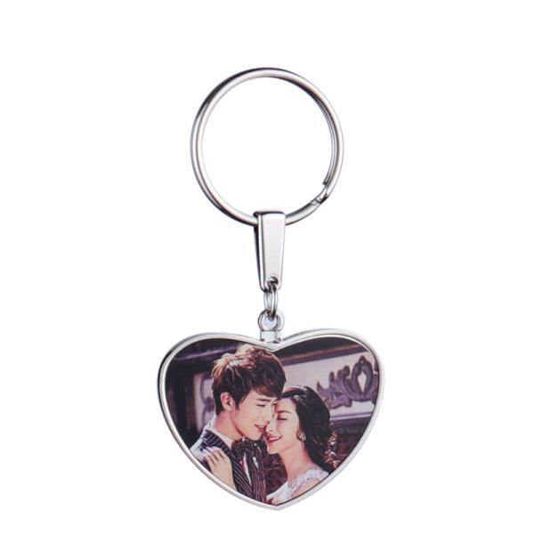 Différentes formes de clés de sublimation pendentif porte-clés
