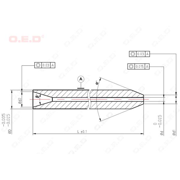 Special Carbide Spray Nozzle , YL10.2 Water Jet Nozzles HRA 91.9