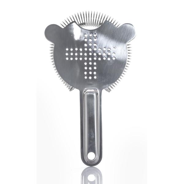Factory Custom Cocktail wine filter professional metal stainless steel strainer hot sale drink mesh strainer