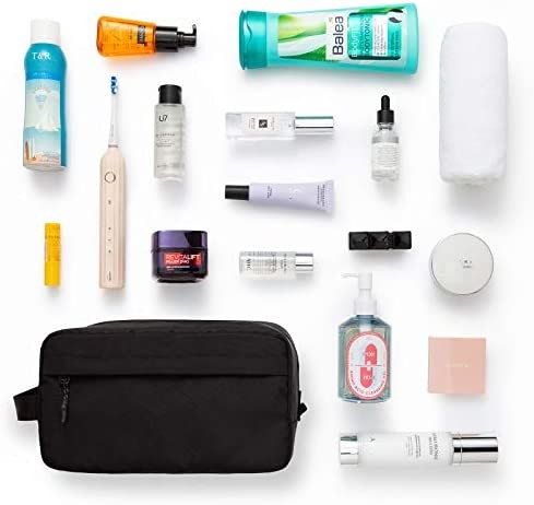 Waterproof and Shock-proof  Hanging  Toiletry Bag for Men Water Resistant Shaving Bag for Travel