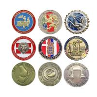 Monedas de oro conmemorativas de doble cara 3d Moneda de desafío personalizada