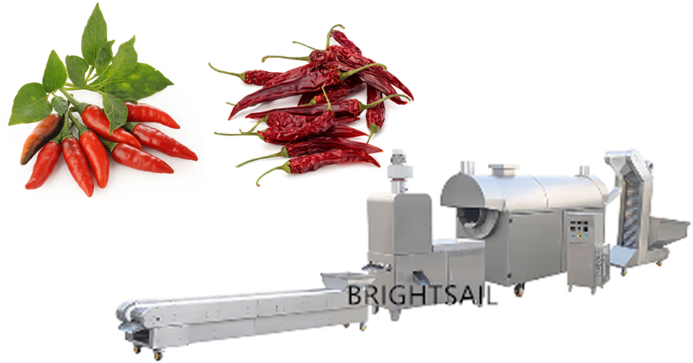 Машина 300 жарить в духовке Chili пищевой промышленности 155kw к 800kg в емкость Hr