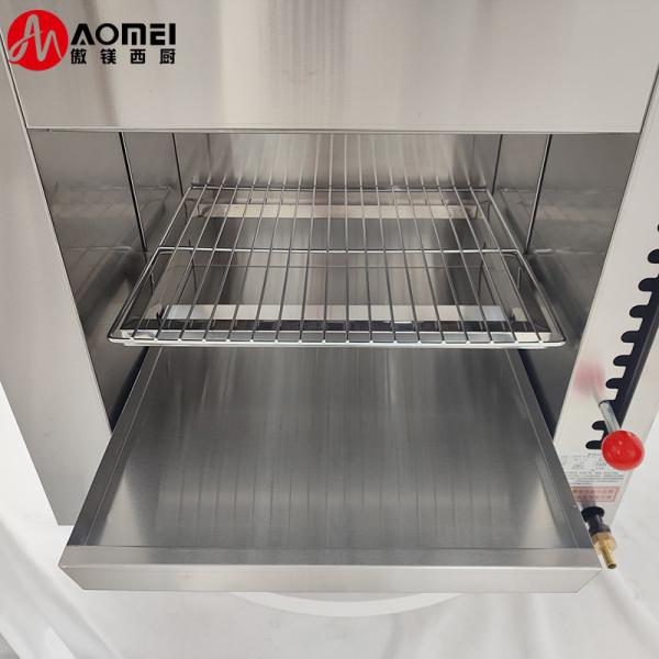 610*470*610 Forno a gás comercial Salamandra Grill para cozinha de hotel restaurante