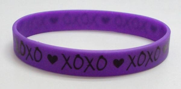 printed rubber wristband