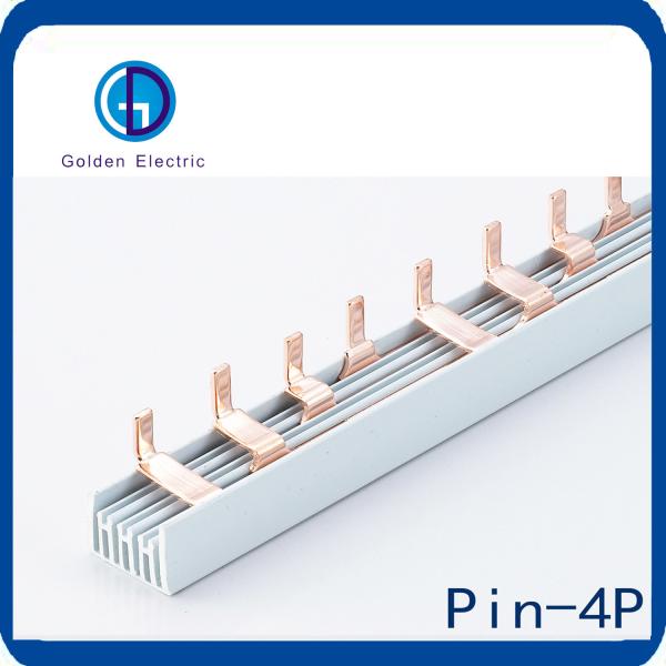 Conector de bloco terminal de barra de transporte de cobre MCB com tipo U ou bifurcação e certificação ISO9001