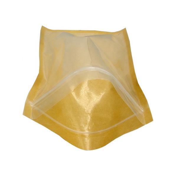 Factory free custom special shaped plastic bag kraft paper zipper bag for packing snacks food face mask shaped packing