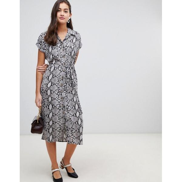OEM new style animal print grey girls midi shirt dress