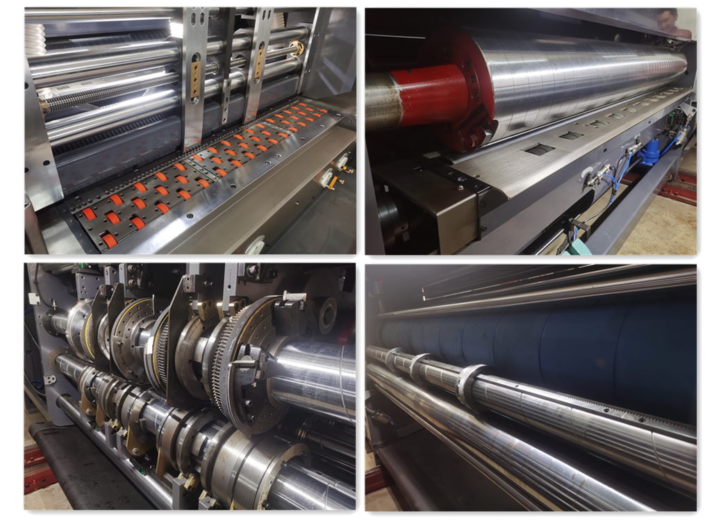 Полностью автоматическая рифленая коробка делая машину, машину Gluer папки Flexo