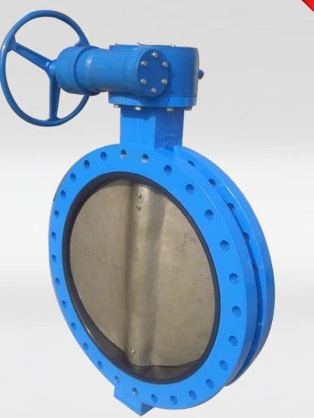 Ductile iron PN16 U section type flanged butterfly valve 10DN500 Gearbox Pneumatic Electric Tianjin Factory
