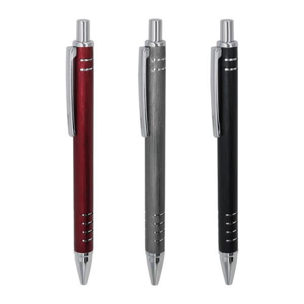 Classic Metal Ballpoint Pen Aluminum Promotion Logo Press Ball Pen