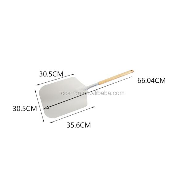 Pizza Tools Wooden Aluminum Pizza Peel Wood Handle Pizza Shovel Multi Size