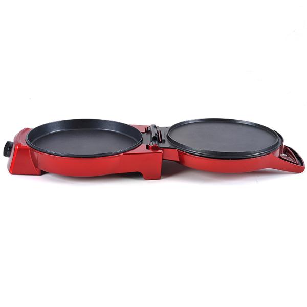 1400W Electric Pizza Maker with Non-Stick Aluminum Plate