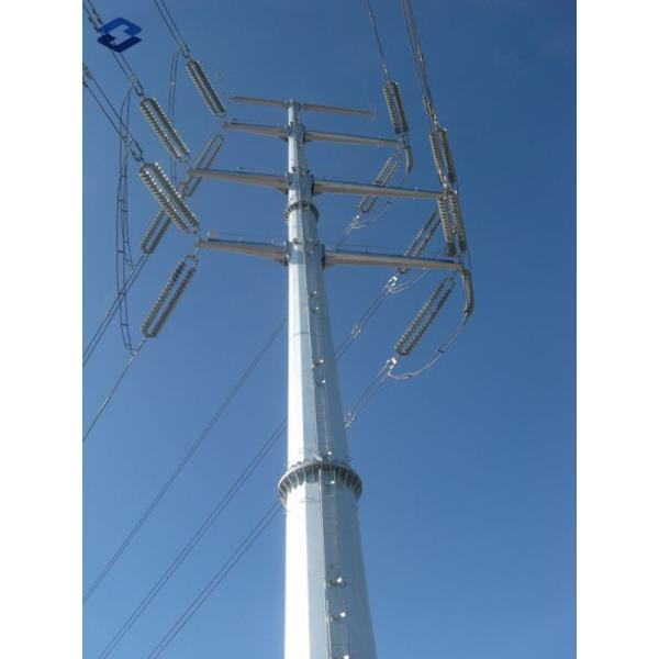 погружение 10kv- 550kv горячее гальванизировало надземную линию поляка распределения электричества стальной
