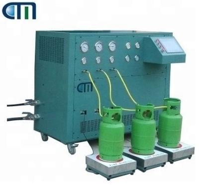 Máquina de estação de abastecimento de gás refrigerante de ar condicionado R134a R22 CM20