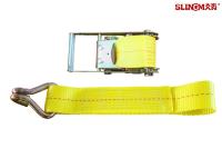4 pouces rochet de 30 pieds amarrent des courroies/le jaune de contrôle de cargaison Hugger de charge pour le poids léger de moto