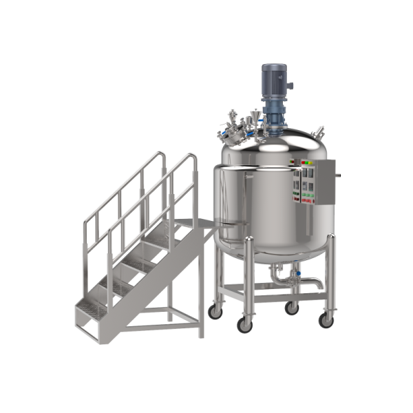 Vacuum Chemical Cosmetic Liquid Mixer Gel Making Equipment Liquid Soap Mixing Machine Mixing Tank Blending Machine
