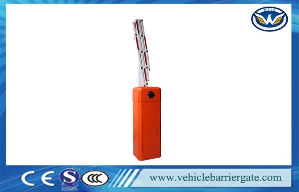 Blue 6m Automatic Barrier Gates System Used in parking lot AC 220V / 110V