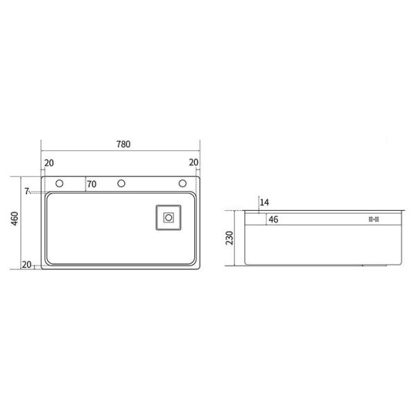Customized Stainless Steel Utility Sink Single Bowl For Restaurant Hotel
