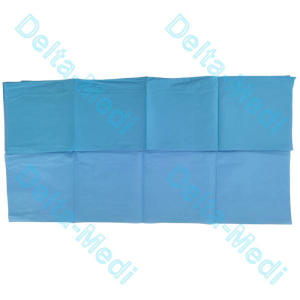 Fenêtré ophthalmologique chirurgical drape le matériel jetable de PE de SBPP