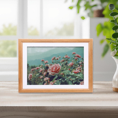 YZY 7.3 Inch Smart Digital Photo Frame with E Ink Spectra 6 Full Color Display and Low Power Consumption for Indoor Advertising